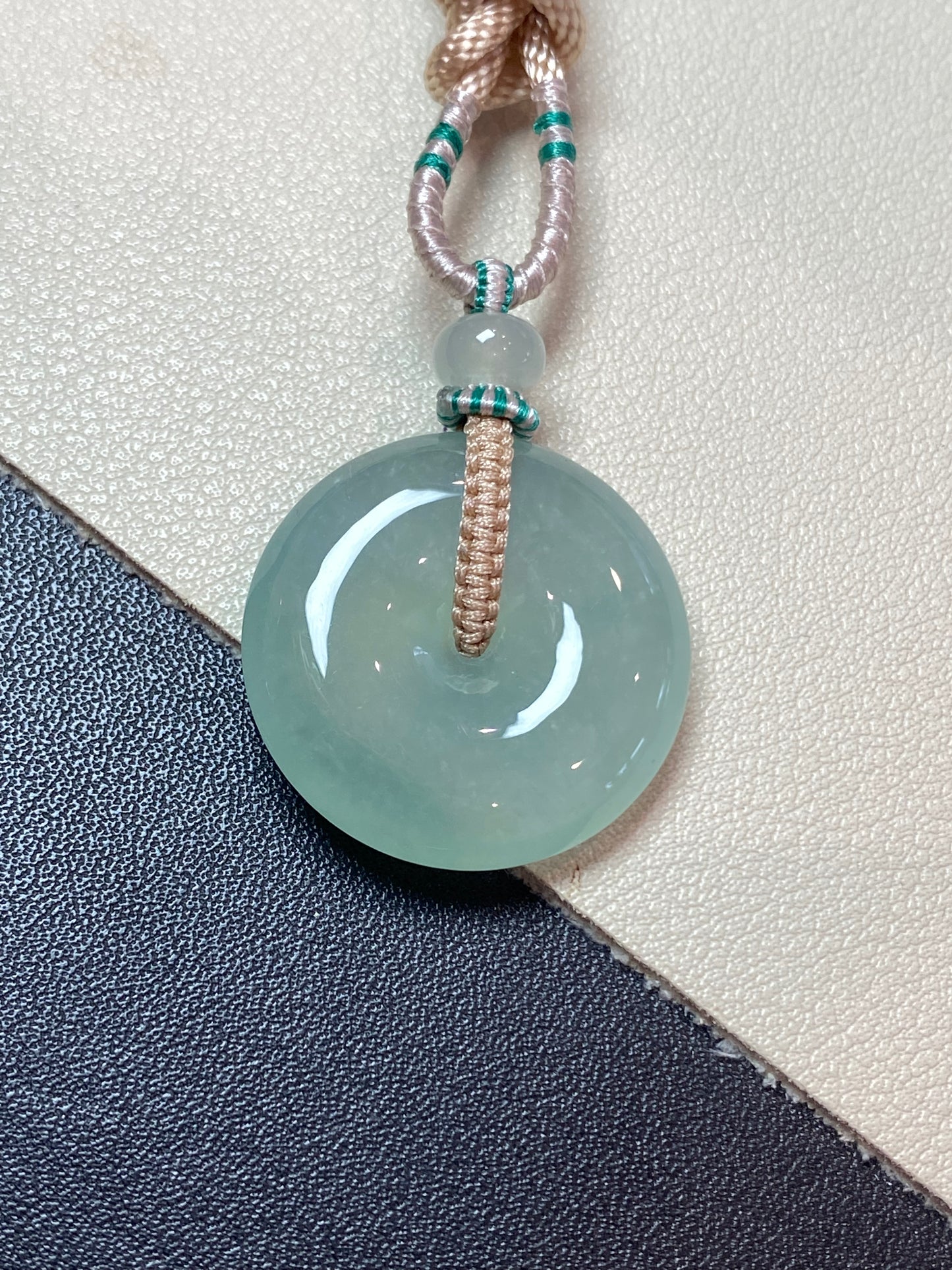 Type A Burmese Jade Jadeite Ping An Kou Donut